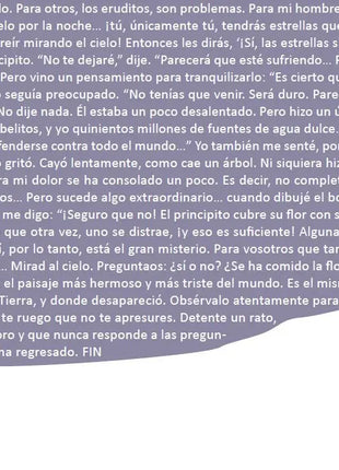 Texto completo de El Principito en microimpresion de alta definicion